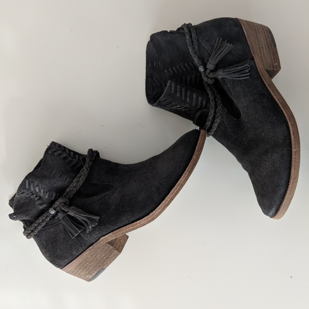Dolce Vita Brown Fabric Booties
